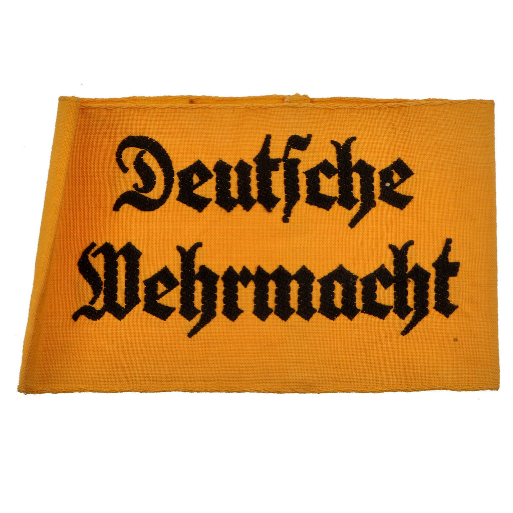 Original German WWII Deutsche Wehrmacht BeVO Embroidered Armband Original Items