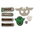DRAFT Original German WWII Police Metal and Cloth Insignia Grouping with Two Police Arm Patches and More - 9 Items (Copy) Original Items