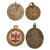 Original Imperial German WWI Medal & Pin Lot with Rare Flanders Cross with Campaign Bars - 17 Pieces Total Original Items