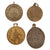 Original Imperial German WWI Medal & Pin Lot with Rare Flanders Cross with Campaign Bars - 17 Pieces Total Original Items