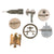 DRAFT Original German WWI & WWII Medal and Tinnie Pins and Collectible Pins - Set of 30 (Copy) Original Items