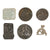 Original German WWII Era Medal and Tinnie Event Pins and Collectible Pins - Set of 25
