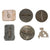 Original German WWII Era Medal and Tinnie Event Pins and Collectible Pins - Set of 25