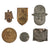 Original German WWII Era Medal and Tinnie Event Pins and Collectible Pins - Set of 25