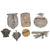 Original German WWII Era Medal and Tinnie Event Pins and Collectible Pins - Set of 25
