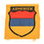 Original German WWII Foreign Volunteers Ostlegionen Sleeve Insignia Lot featuring ROA, Georgian, Azerbaijan, and Armenian Patches -4 Items Original Items