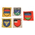 DRAFT Original German WWII Foreign Volunteers Ostlegionen Sleeve Insignia Lot featuring POA, Azerbaijan, Georgian and Italian Waffen-SS Volunteer Patch - 4 Items (Copy) Original Items