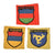 DRAFT Original German WWII Foreign Volunteers Ostlegionen Sleeve Insignia Lot featuring POA, Azerbaijan, Georgian and Italian Waffen-SS Volunteer Patch - 4 Items (Copy) Original Items