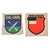 DRAFT Original German WWII Foreign Volunteers Ostlegionen Sleeve Insignia Lot featuring POA, Azerbaijan, Georgian and Italian Waffen-SS Volunteer Patch - 4 Items (Copy) Original Items