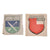 DRAFT Original German WWII Foreign Volunteers Ostlegionen Sleeve Insignia Lot featuring POA, Azerbaijan, Georgian and Italian Waffen-SS Volunteer Patch - 4 Items (Copy) Original Items