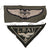 Original German WWII Luftwaffe Air Force Fabric and Metal Insignia Grouping - 7 Items Original Items