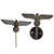 DRAFT Original German WWII Kriegsmarine Insignia Grouping - Breast Eagles, Sleeve Chevrons, and More - 13 Items (Copy) Original Items