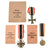 Original German WWII War Merit Cross 2nd Class with & without Swords and War Merit Medal with Presentation Envelopes - Lot of 3