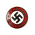 Original German Pre WWII Austrian NSDAP Party Enamel Membership Badge Pin - Ges. Gesch. Marked Original Items