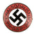 Original German NSDAP Party Enamel Membership Badge Pin by Karl Hensler of Pforzheim - RZM M1/6 Original Items