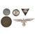 Original German WWII Award, Insignia, and Belt Buckle Grouping with Long Civil Service Award, Political Leader Buckle, and More - 11 Items