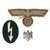 Original German WWII Award and Insignia Grouping with War Merit Cross KvK, Austrian Anschluss Medal, and More - 10 Items Original Items