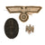 Original German WWII Award and Insignia Grouping with War Merit Cross KvK, Austrian Anschluss Medal, and More - 10 Items Original Items