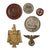 DRAFT Original German WWII Award and Insignia Grouping with Western Wall Medal Set, Sudetenland Medal, and More - 8 Items (Copy) Original Items
