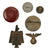 DRAFT Original German WWII Award and Insignia Grouping with Western Wall Medal Set, Sudetenland Medal, and More - 8 Items (Copy) Original Items