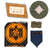 Original German WWII Award, Insignia, and Tinnie Grouping with Two Wehrmacht Long Service Medals, 1935 Saar Referendum Medal, and More - 17 Items Original Items