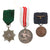 Original German WWII Award, Insignia, and Tinnie Grouping with Two Wehrmacht Long Service Medals, 1935 Saar Referendum Medal, and More - 17 Items Original Items