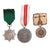 Original German WWII Award, Insignia, and Tinnie Grouping with Two Wehrmacht Long Service Medals, 1935 Saar Referendum Medal, and More - 17 Items Original Items
