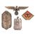 Original German WWII Award, Insignia, and Tinnie Grouping with Two Wehrmacht Long Service Medals, 1935 Saar Referendum Medal, and More - 17 Items Original Items