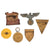 Original German WWII Award, Insignia, and Tinnie Grouping with Two Wehrmacht Long Service Medals, 1935 Saar Referendum Medal, and More - 17 Items Original Items