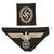 DRAFT Original German WWII Insignia Grouping with Three Police Arm Patches and More - 7 Items (Copy) Original Items