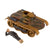 Original German WWII Pair of Toy Tanks DRGM Tin Lithos with One Trooper - 3 Items Total Original Items