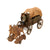 Original German WWII Haußer - Elastolin Modular Wooden Trench Section, Artillery Emplacement with Tin Litho Cannon, and Horse-Drawn Wagon with (4) 70mm Composition Soldiers Original Items