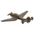 Original German WWII Era Toy Lot with Brass Stuka Plane, Ceramic Soldier Pins, and Early Plastic Toys