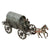 Original German WWII Era Lineol Rare Small Scale Toy Soldiers with Horse-Drawn Wagon & GAMA Tank - 19 Items Total