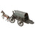 Original German WWII Era Lineol Rare Small Scale Toy Soldiers with Horse-Drawn Wagon & GAMA Tank - 19 Items Total