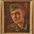 Original German WWII Framed Heer Army Infantry Unteroffizier NCO Portrait Painting - 16 1/4" x 18 1/4" Original Items