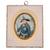 Original German 19th Century Era Framed Ceramic Hand Painted Portrait of Frederick the Great