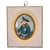 Original German 19th Century Era Framed Ceramic Hand Painted Portrait of Frederick the Great