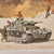 Original German WWII Roy Grinnell North African Campaign Oil Painting Depicting German Tank Reconnaissance in the Desert - 22 ¾ x 26 ⅞” - C. 1960s Original Items