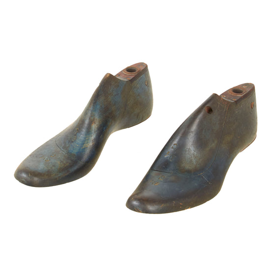 Original U.S. Pre-WWI Era USMC Philadelphia-Depot Marked Shoe Trees in Size 6 1/2 - Dated 1911 Original Items