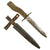Original Imperial German WWI DEMAG "Crank Handle" Combination Trench Knife & Gewehr 98 Bayonet with Scabbard - D.R.G.M. Marked