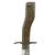 Original Imperial German WWI DEMAG "Crank Handle" Combination Trench Knife & Gewehr 98 Bayonet with Scabbard - D.R.G.M. Marked