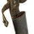 Original Imperial German WWI DEMAG "Crank Handle" Combination Trench Knife & Gewehr 98 Bayonet with Scabbard - D.R.G.M. Marked
