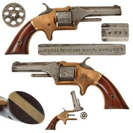 Original U.S. American Standard Tool Co. .22 Rimfire Tip-Up Vest Revolver - Matching Serial 34775