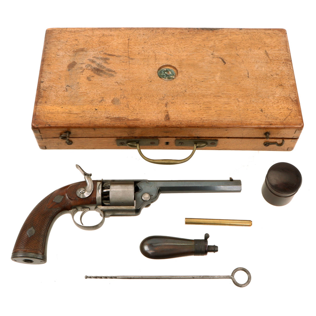 Original French Excellent Model 1854/55 Devisme 10mm Percussion Revolv ...