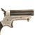 Original U.S. Sharps Model 1A .22 Rimfire 4 Barrel Pepperbox Pistol with Fully Intact Nickel Plating and Ornate Gutta Percha Grips - Serial 55760 Original Items