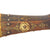 Original Ottoman Empire Miquelet Lock Rifled Shishana Carbine with Damaged Brass and Bone Inlaid Stock, Faux Damascus Barrel, and Ball Trigger, circa 1800
