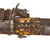 Original Ottoman Empire Miquelet Lock Rifled Shishana Carbine with Damaged Brass and Bone Inlaid Stock, Faux Damascus Barrel, and Ball Trigger, circa 1800