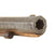 Original Ottoman Empire Miquelet Lock Rifled Shishana Carbine with Damaged Brass and Bone Inlaid Stock, Faux Damascus Barrel, and Ball Trigger, circa 1800