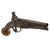 Original 18th-Century Italian Flintlock Tinder Lighter by G. Bonardi with Pocket-Pistol Form and Pop-Open Faux Barrel